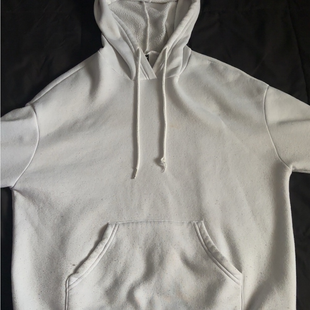 SHEIN Classic White Hoodie for Men